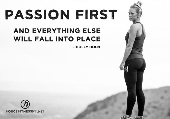 Passion first
