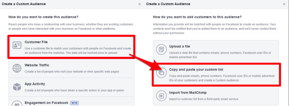 Create custom Audience