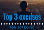 Top 3 excuses for not doing my workout today