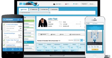 The TotalCoaching app - available on your clients smartphone